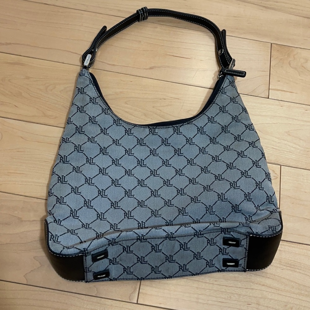 Ralph Lauren Monogram Shoulder Purse